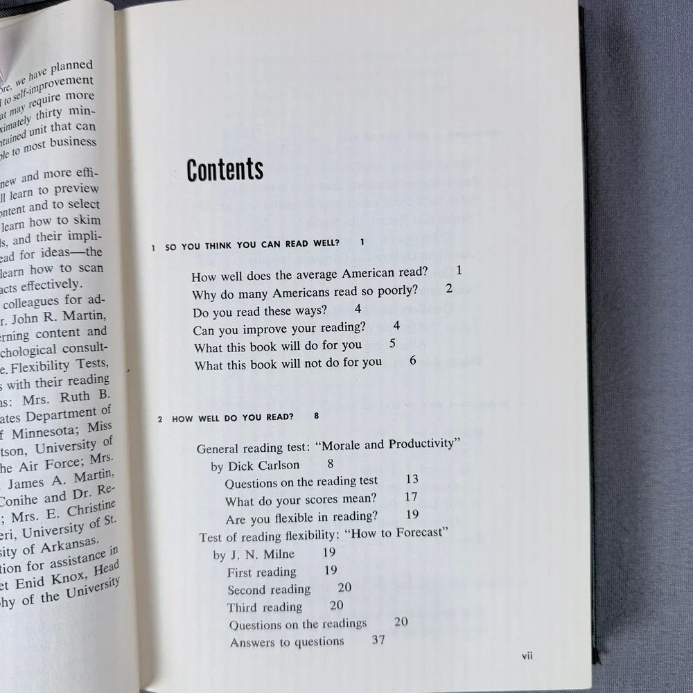 Faster Reading for Business 1958 George Spache Paul‎ Berg Signed Letter 1st Ed